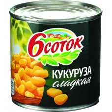 Кукуруза 6 соток сладкая, 340г в магазинах Перекресток