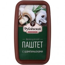 Паштет Рублёвский Французский с шампиньонами запечённый категории Б, 175г в магазинах Перекресток