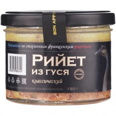 Рийет Сальково из гуся Классический, 180г в магазинах Перекресток