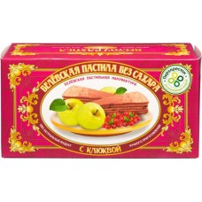 Пастила Белевская Пастильная Мануфактура с клюквой без сахара, 100г в магазинах Перекресток