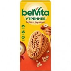 Печенье Belvita Утреннее витаминизированное фундук-мёд, 225г в магазинах Перекресток