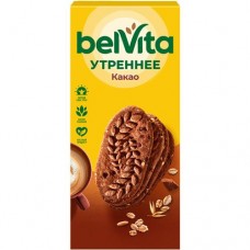 Печенье Belvita Утреннее витаминизированное с какао, 225г в магазинах Перекресток