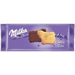 Печенье Milka Biscuits покрытое молочным шоколадом, 200г