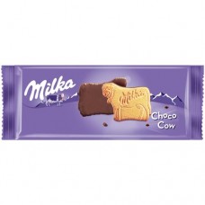 Печенье Milka Biscuits покрытое молочным шоколадом, 200г в магазинах Перекресток