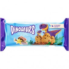 Печенье Kellogg's Dinosayrs ванильное сдобное с кусочками молочного шоколада, 120г в магазинах Перекресток