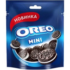 Печенье Oreo Mini с какао и начинкой ваниль, 100г в магазинах Перекресток