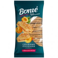 Палочки Снежка сдобные с абрикосовым джемом Bonte, 370г в магазинах Перекресток