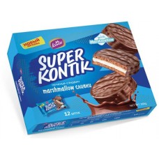 Печенье-сэндвич Konti Супер-Контик marshmallow сливки, 288г в магазинах Перекресток