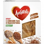 Крекер Любятово с семенами льна и подсолнечника, 150г