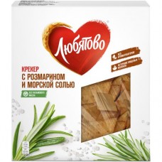 Крекер Любятово с розмарином и морской солью, 150г в магазинах Перекресток
