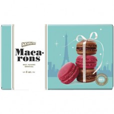 Пирожные Акульчев макарон со сбивным кремом со вкусом малины с шоколадом, 96г в магазинах Перекресток