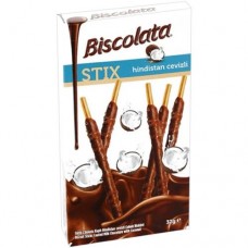 Палочки Biscolata бисквитные покрытые молочным шоколадом с кокосовой стружкой, 32г в магазинах Перекресток