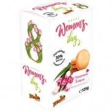 Печенье Mels Happy Womens Day сдобное со сливочным маслом, 125г в магазинах Перекресток