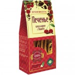 Печенье Печенежность шоколадное с вишней, 250г