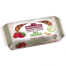 Печенье Посиделкино овсяное на мальтите с кусочками клюквы и малины, 170г в магазинах Перекресток