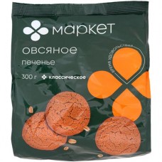 Печенье овсяное Маркет, 300г в магазинах Перекресток