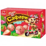 Печенье Orion Сhocoboy Safari Strawberry & Yogurt с глазурью, 39г