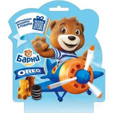 Набор Медвежонок Барни бисквитных пирожных и печенье Oreo, 98г в магазинах Перекресток