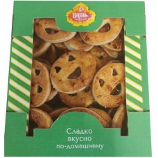 Печенье Король сладостей Смайлики с сахаром слоеное, 310г в магазинах Перекресток