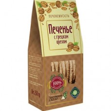 Печенье Печенежность с грецким орехом, 250г в магазинах Перекресток