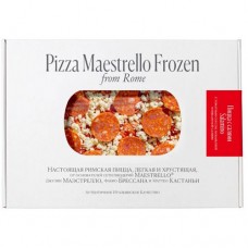 Пицца Maestrello Frozen с салями замороженная, 400г в магазинах Перекресток
