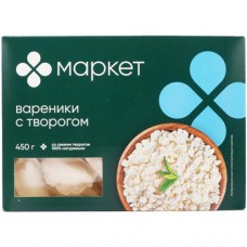 Вареники с творогом замороженные Маркет Перекрёсток, 450г в магазинах Перекресток