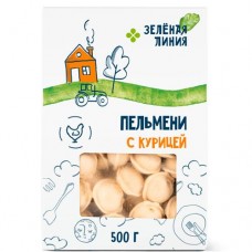 Пельмени с курицей Зелёная Линия, 500г в магазинах Перекресток