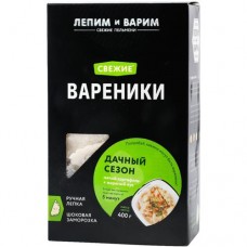 Вареники Лепим и Варим Дачный Сезон замороженные, 400г в магазинах Перекресток