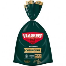Пельмени Vladbeef Сибирские категории В замороженные, 800г в магазинах Перекресток
