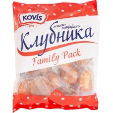 Мини-маффины Kovis с клубничной начинкой, 470г в магазинах Перекресток