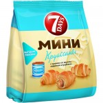 Мини-круассаны 7 Days с варёной сгущёнкой, 105г