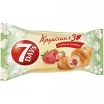 Круассан 7 Days клубника, 195г