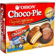Пирожное Orion Choco Pie в глазури с обогащающей добавкой, 12x30г в магазинах Перекресток