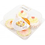 Пирожное Добрынинский Корзиночка ассорти песочное, 4х75г