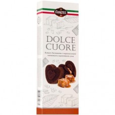 Какао-бисквиты Faretti Dolce Cuore с карамельной начинкой, 120г в магазинах Перекресток