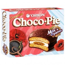 Пирожное Orion Choco Pie Poppy в глазури, 360г в магазинах Перекресток