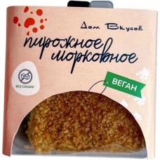 Пирожное Дом Вкусов Морковное Веган, 100г в магазинах Перекресток