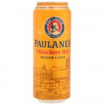Пиво Paulaner Munchner Hell светлое 4.9%, 500мл