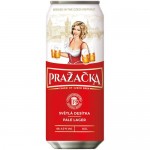 Пиво Prazacka Чешское классическое светлое 4%, 500мл
