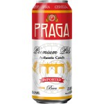 Пиво Praga Premium Pils светлое фильтрованное 4.7%, 500мл