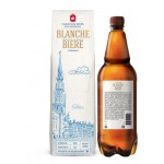 Напиток пивной Blanche Biere Пшеничное Белое нефильтрованный 4.8%, 1л