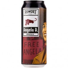 Пиво Rewort Brewery Angela Davis светлое непастеризованное нефильтрованное 5.5%, 500мл в магазинах Перекресток
