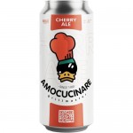 Пивной напиток Amocucinare Cherry Ale осветленный пастеризованный фильтрованный 4,5%, 450мл