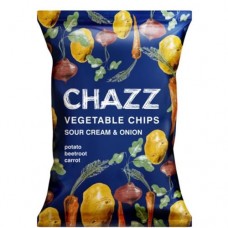 Чипсы Chazz овощные со вкусом сметаны и лука, 75г в магазинах Перекресток