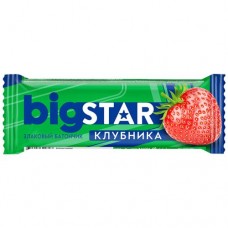 Батончик Big Star злаковый с клубникой, 40г в магазинах Перекресток