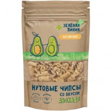 Чипсы нутовые со вкусом авокадо Зелёная Линия, 50г в магазинах Перекресток