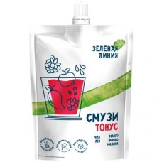 Пюре Смузи Тонус с семенами чиа и льна Зелёная Линия, 120г в магазинах Перекресток