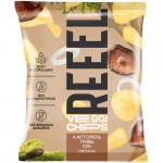 Чипсы овощные Reeel КартофельГрибы шиитакеСметанаЛук натуральные, 30г