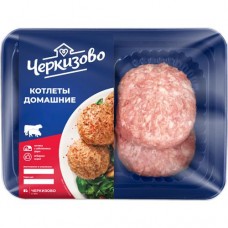 Котлеты свино-говяжие Черкизово домашние охлаждённые, 400г в магазинах Перекресток