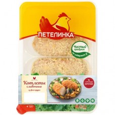 Котлеты куриные Петелинка сливочные куриные, 500г в магазинах Перекресток